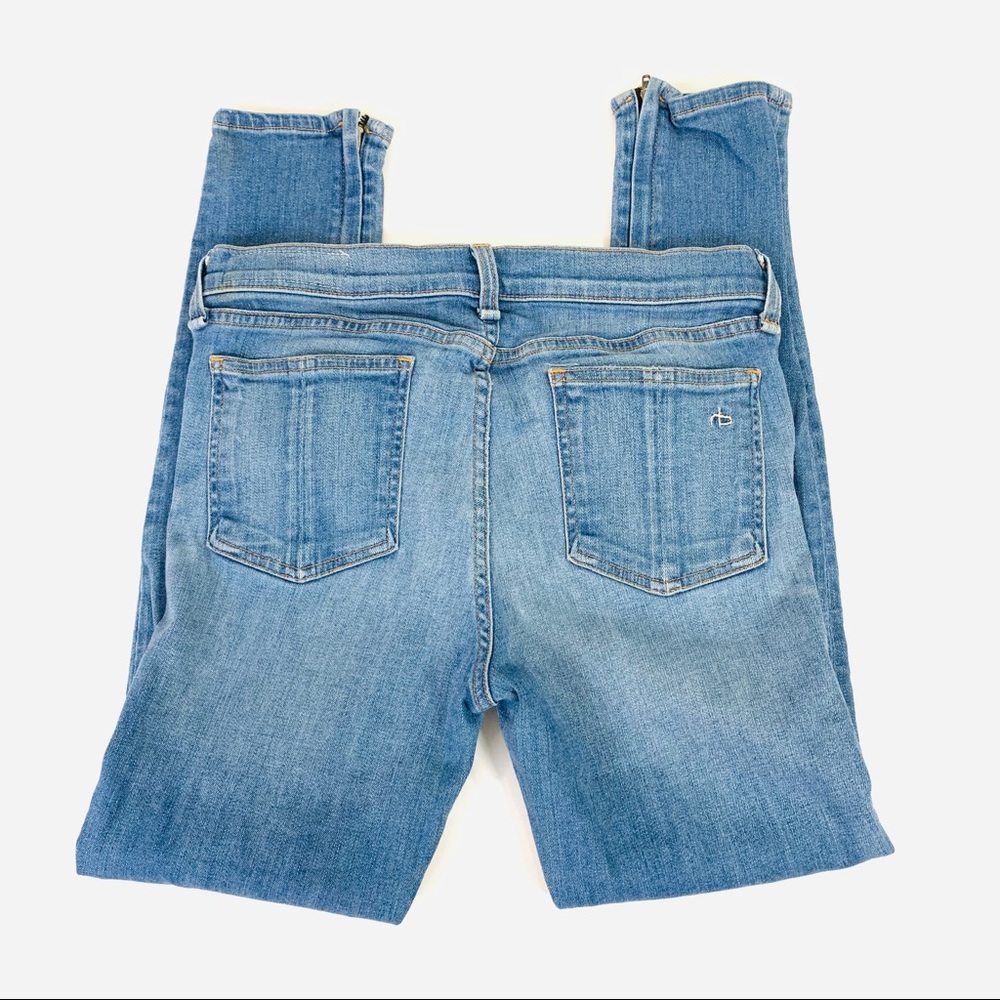 Rag & Bone Jean Zipper Capri Distressed Size 29 - Picture 4 of 7
